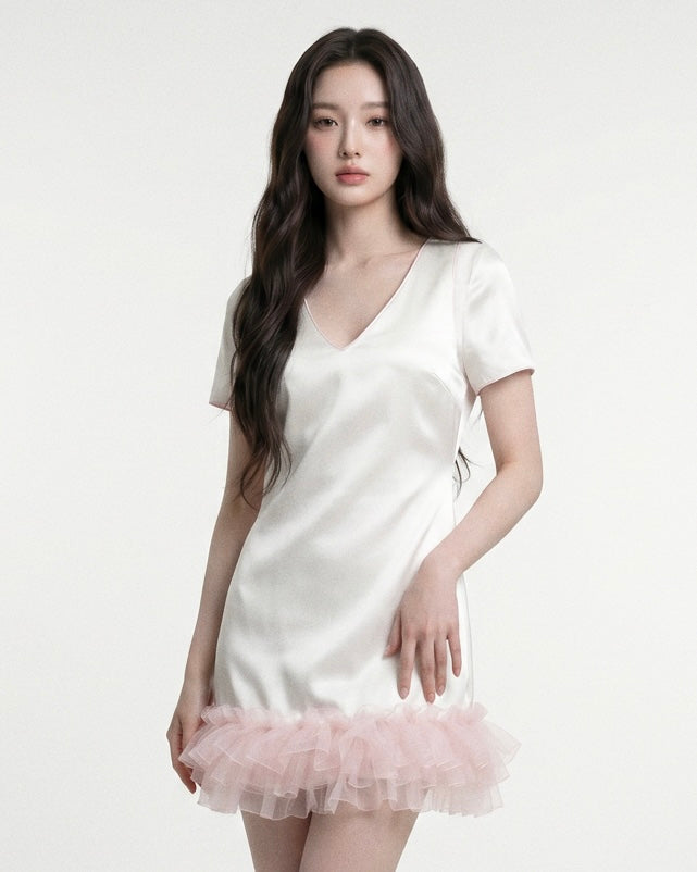 タグ付き新品 et.UNiVER Bloom noir dress et.UNiVER ドレス Bloom
