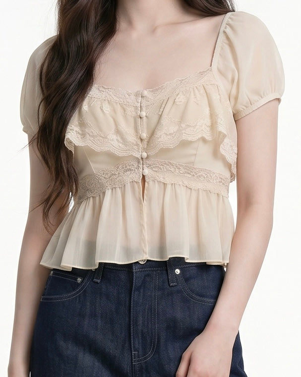 Chiffon Moon Top