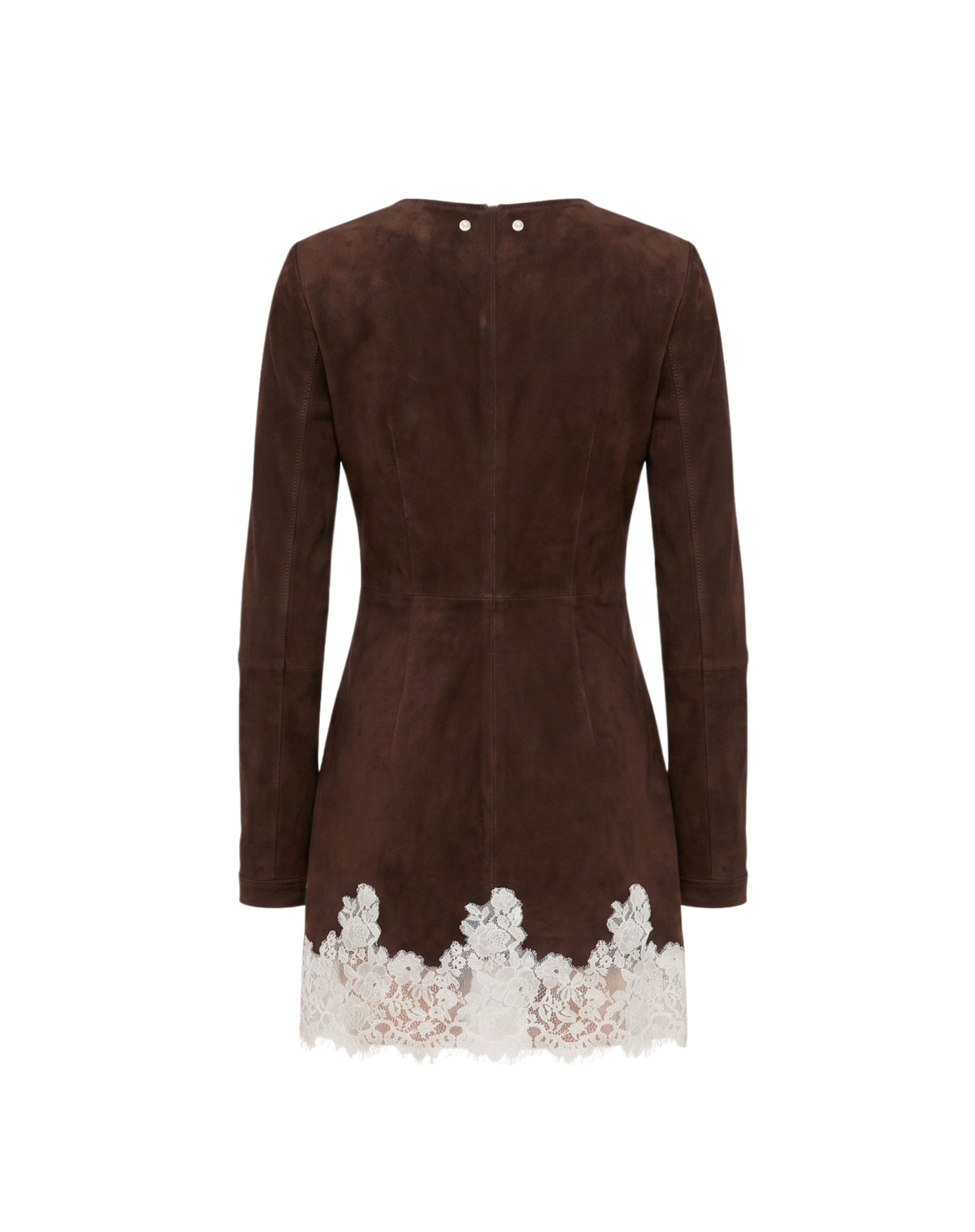 RIBBON LACE HEM DRESS