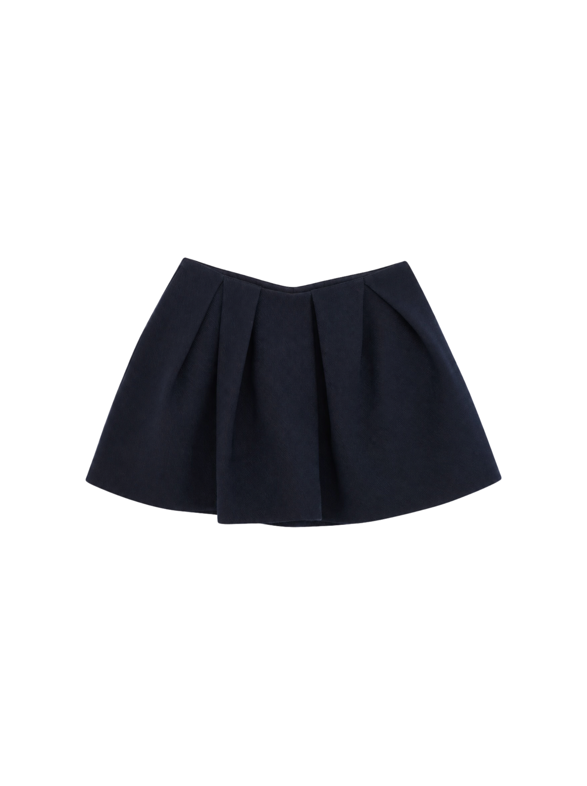 SCULPTED TUCK MINI SKIRT