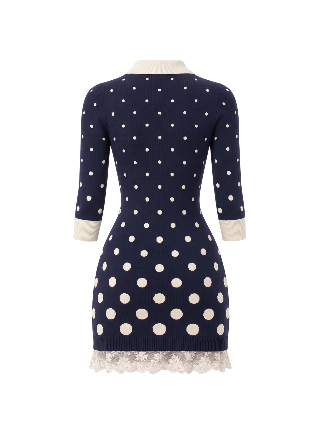 POLKA DOT KNIT DRESS