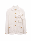 CLASSIC BOW KNIT JACKET