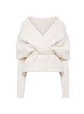 TWIST WRAP KNIT TOP