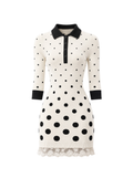 POLKA DOT KNIT DRESS